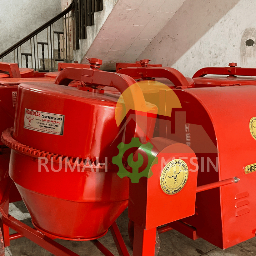 Mesin Molen Beton Concrete Mixer Hercules 50kg