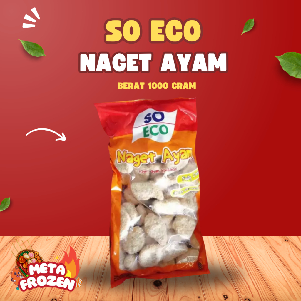 

So Eco Naget Ayam 1kg / Nugget Ayam