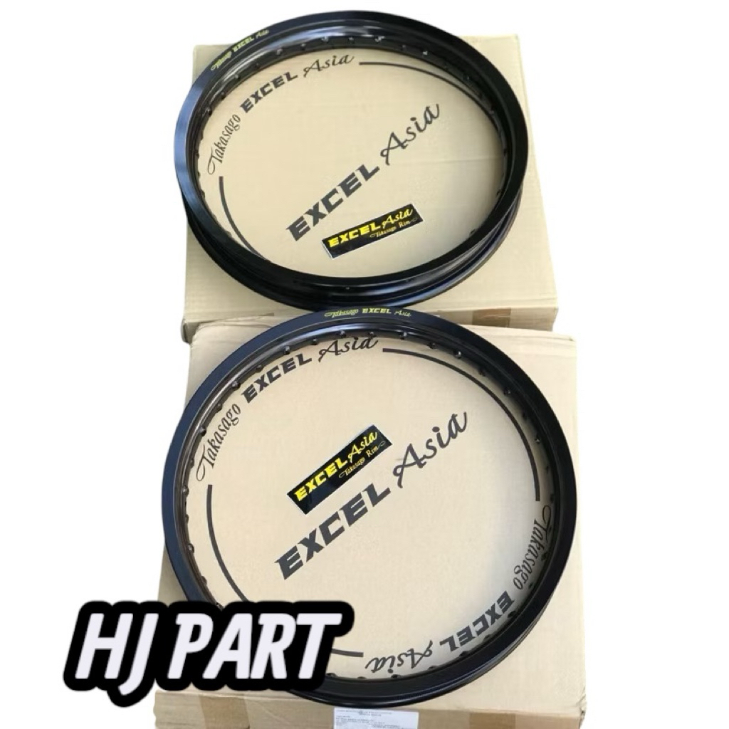 VELG TAKASAGO EXCEL ASIA RING 18 RX KING HITAM 18-185 / 18-160 / 18-215 VELG TAKSAGO EXCEL ASIA UKUR