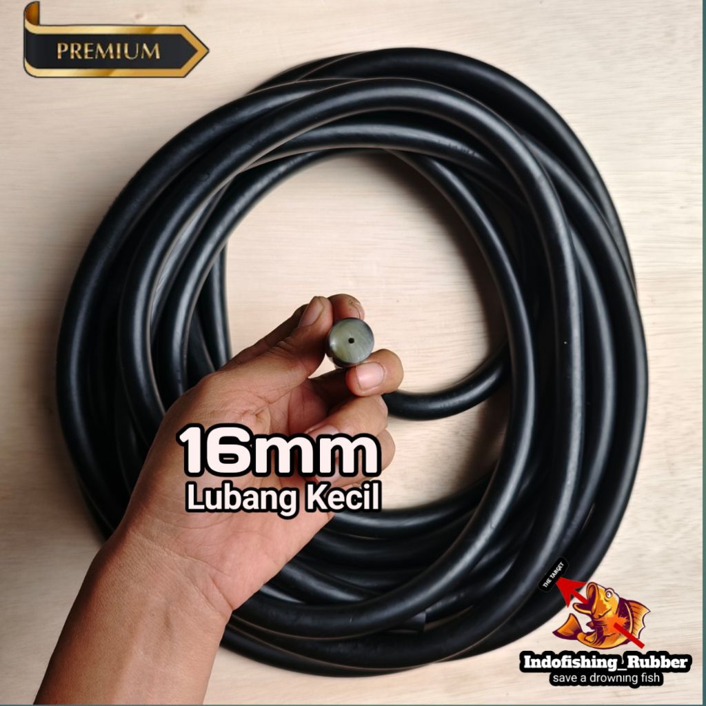 Karet Spearfishing 16mm Premium Tebal Grade A+ Panah Ikan Laut