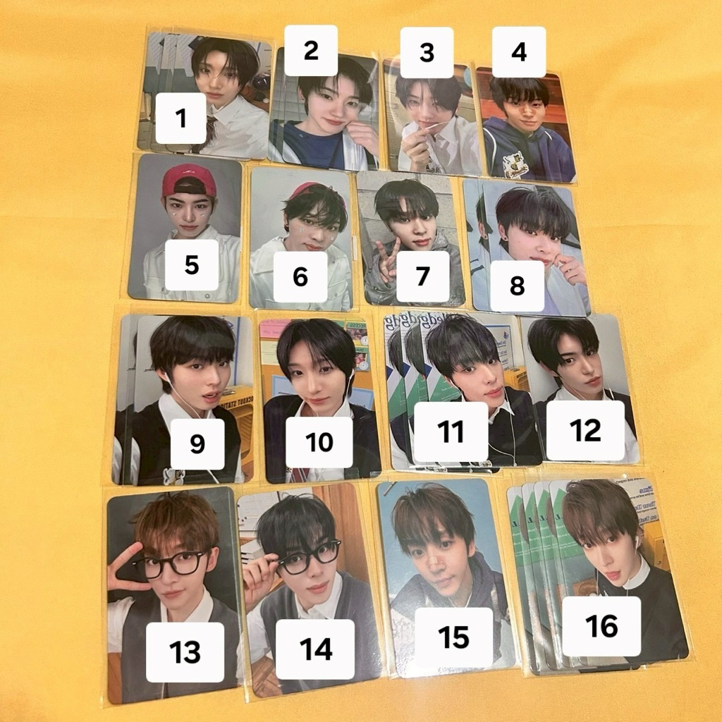 [READY STOCK] PC PHOTOCARD KICKFLIP KYEHOON AMARU JUWANG DONGHWA MINJE KEIJU DONGHYEON JYPSHOP MAKES