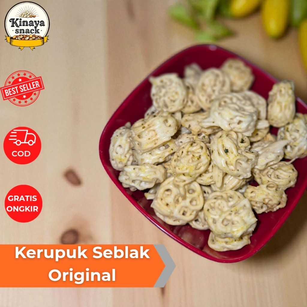 

Kerupuk mawar Bantet original daun jeruk / kerupuk pedo / kerupuk seblak isi 500 gram 1 kg Cemilan Snack renyah