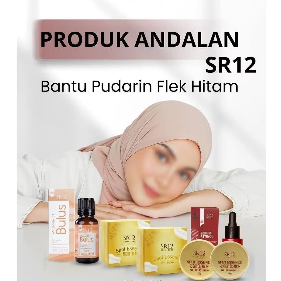 SR12 - Bantu Pudarin Flek Hitam dengan PAKET FLEK HITAM SR12