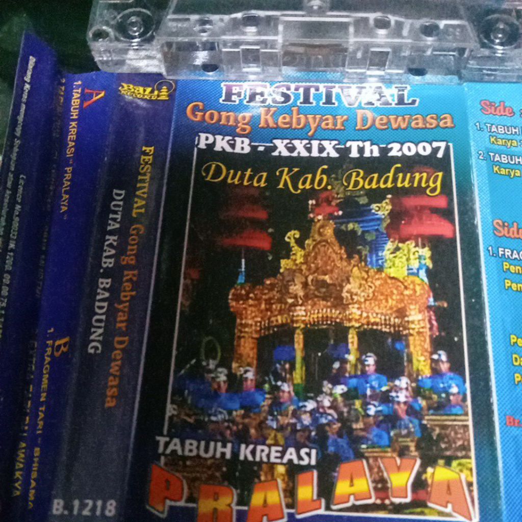 kaset pita FESTIVAL GONG KEBYAR DEWASA J115