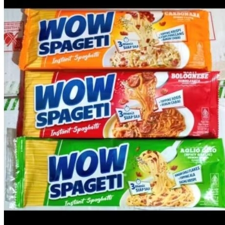 

mie spaghetti WOW bundling/ecer