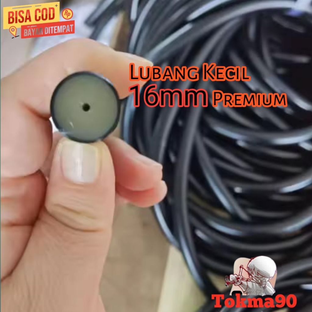 Karet Panah Ikan 16mm Grade A+ Lubang Kecil Premium Rubber Spearfishing