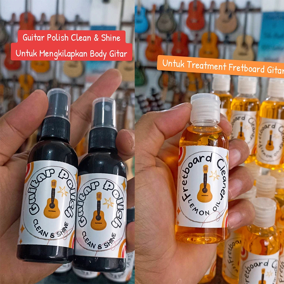 Lemon Oil Original Fretboard Cleaner Cairan Pembersih Fretboard Gitar