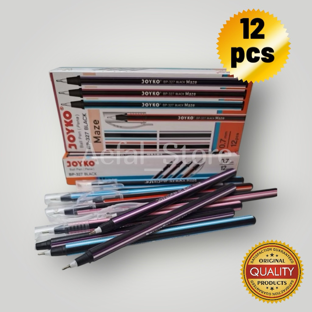 

Bolpen Pulpen Maze Joyko BP-327 1 Lusin (12 pcs)