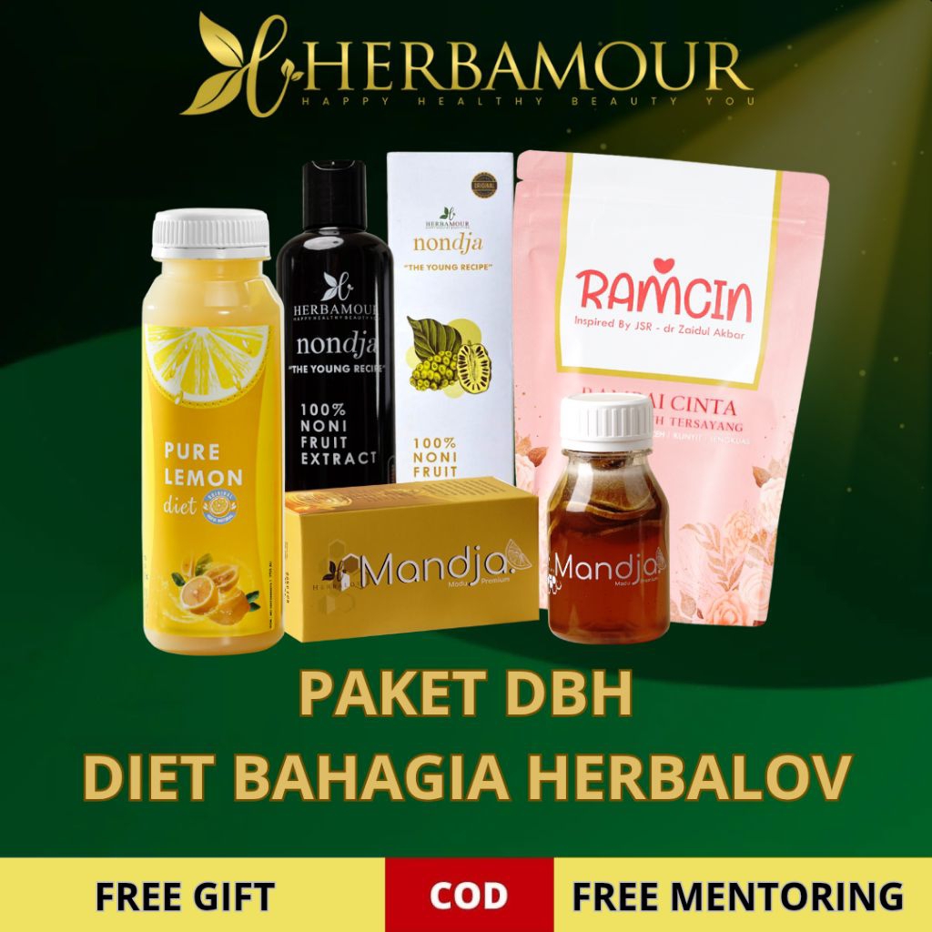 PAKET LANGSING DBH DIET BAHAGIA HERBALOV FREE MENTORING DIET PROMIL KESEHATAN