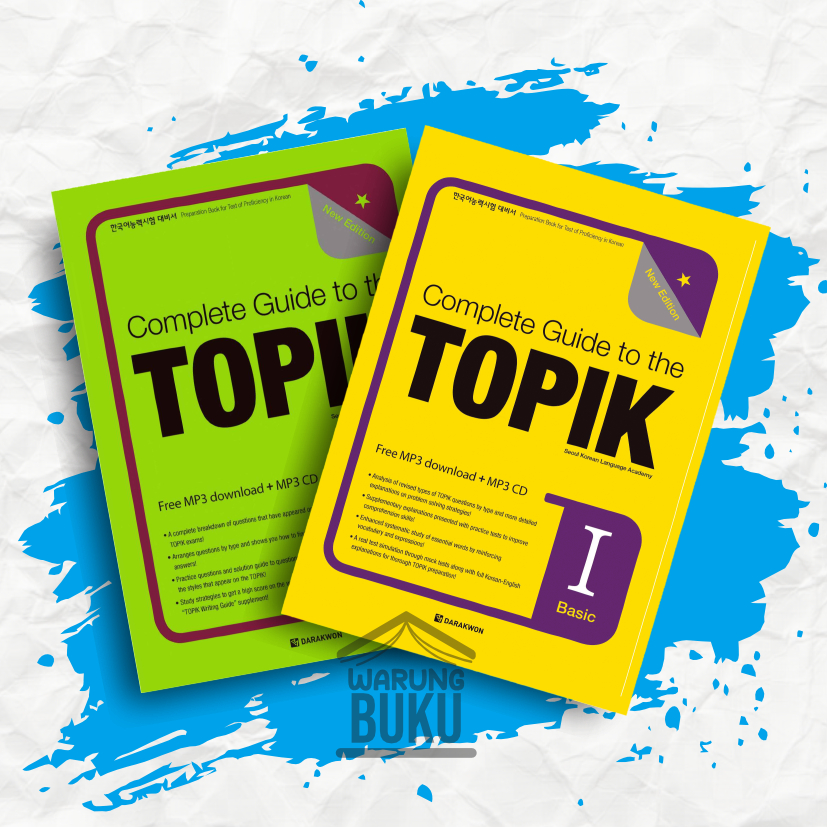 

PAKET COMPLETE GUIDE TOPIK I & II BUKU UJIAN TOPIK KOREA