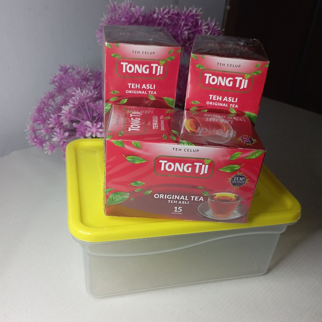 

3 Pak Teh Celup Tong Tji Asli isi 15 Gratis Canister