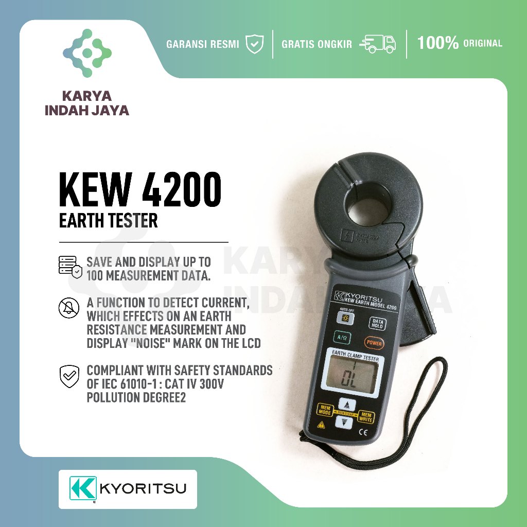 Kyoritsu 4200 Earth Clamp Tester