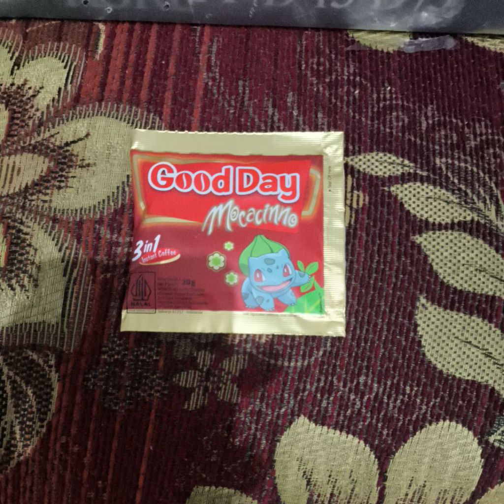 

GOOD DAY MOCACINNO 20 GR 3 IN 1 INSTANT COFFEE (PER RENCENG)