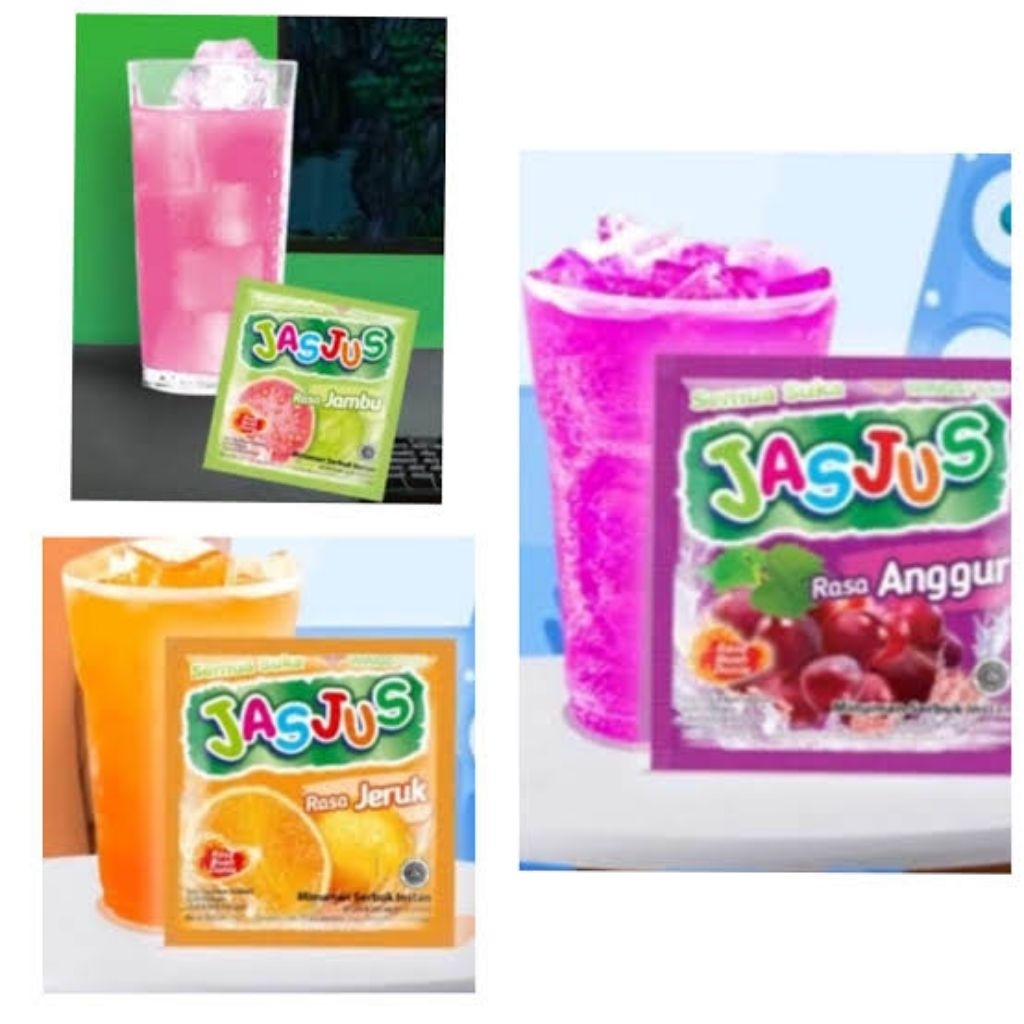 

JASJUS Minuman Serbuk Instan Aneka Rasa 1 Renceng ( 6G × 10 Sachet )