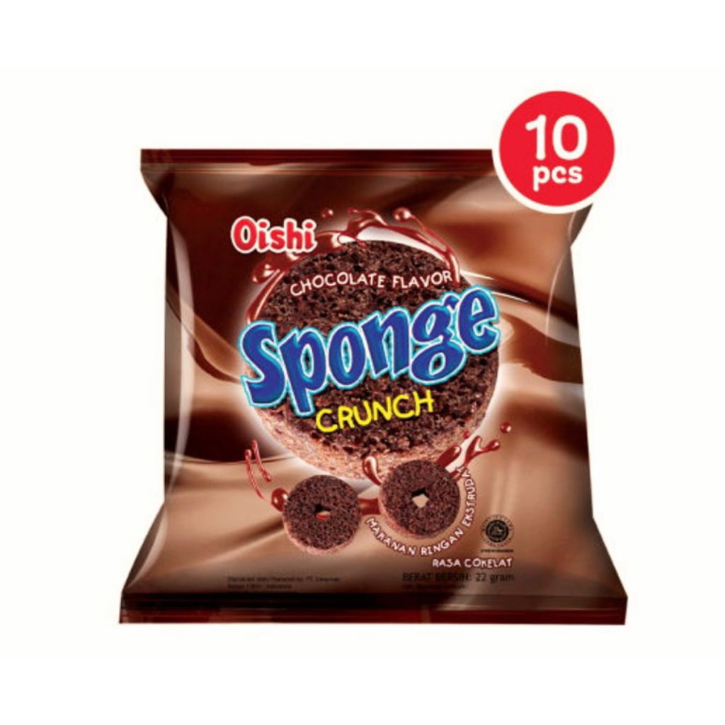 

sponge oishi coklat