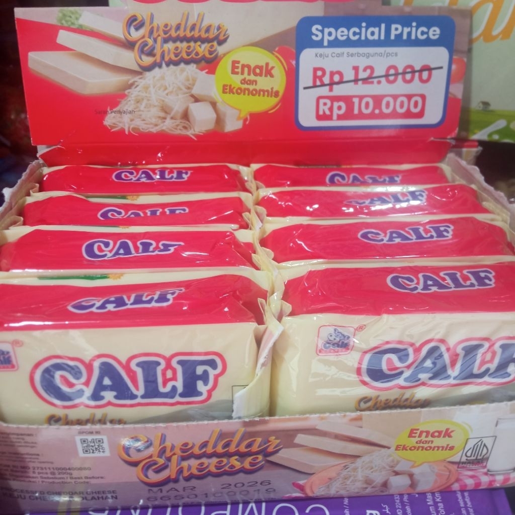 

Keju Calf Keju Cheddar 200 gram