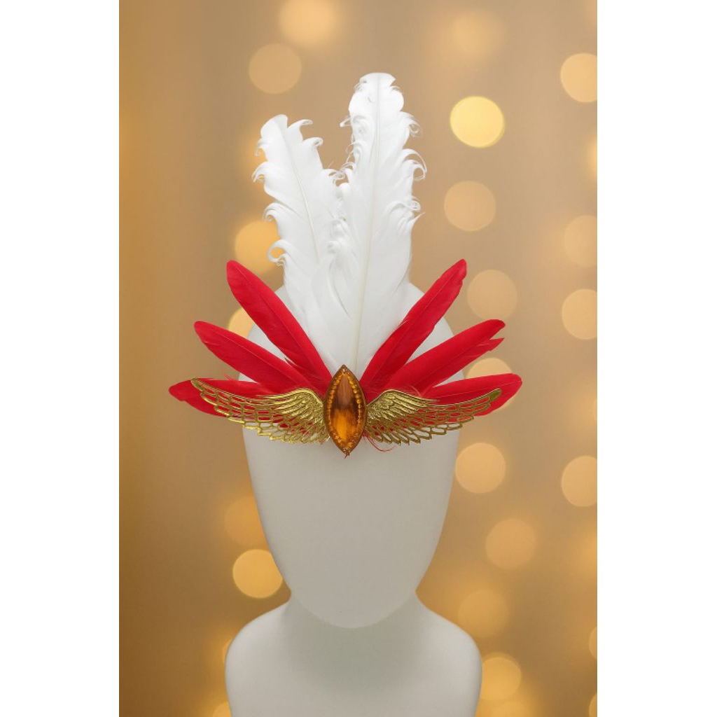 Aksesoris Bando Bulu Merah putih|Bando merah putih karnaval|Bando merah putih viral| bando merah put