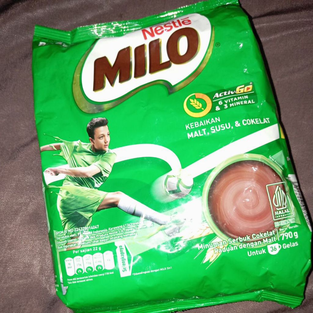 

MILO ACTIV-GO Susu Coklat Pouch 790g