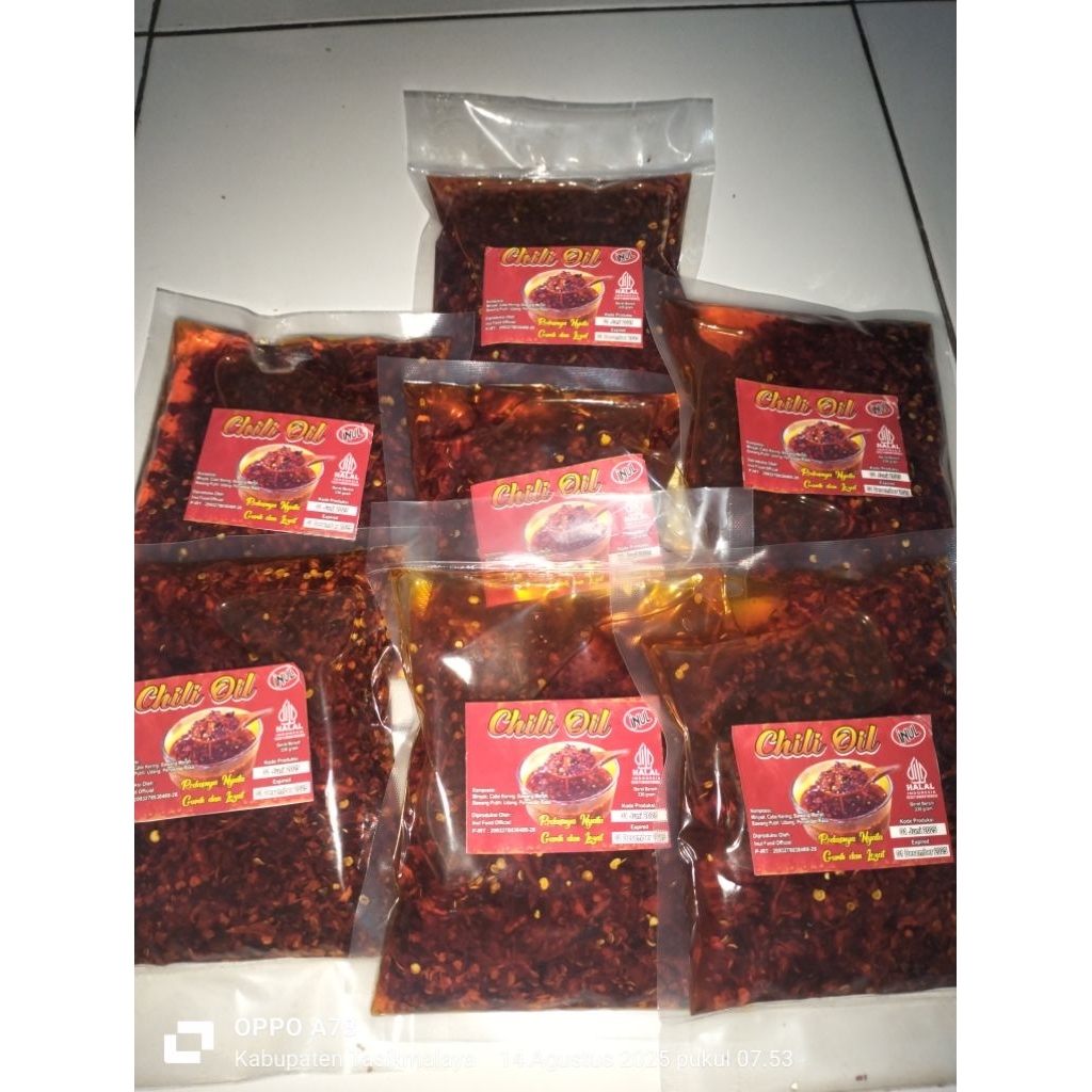 

Chili oil inul 1.75kg setara dengan 7 pcs