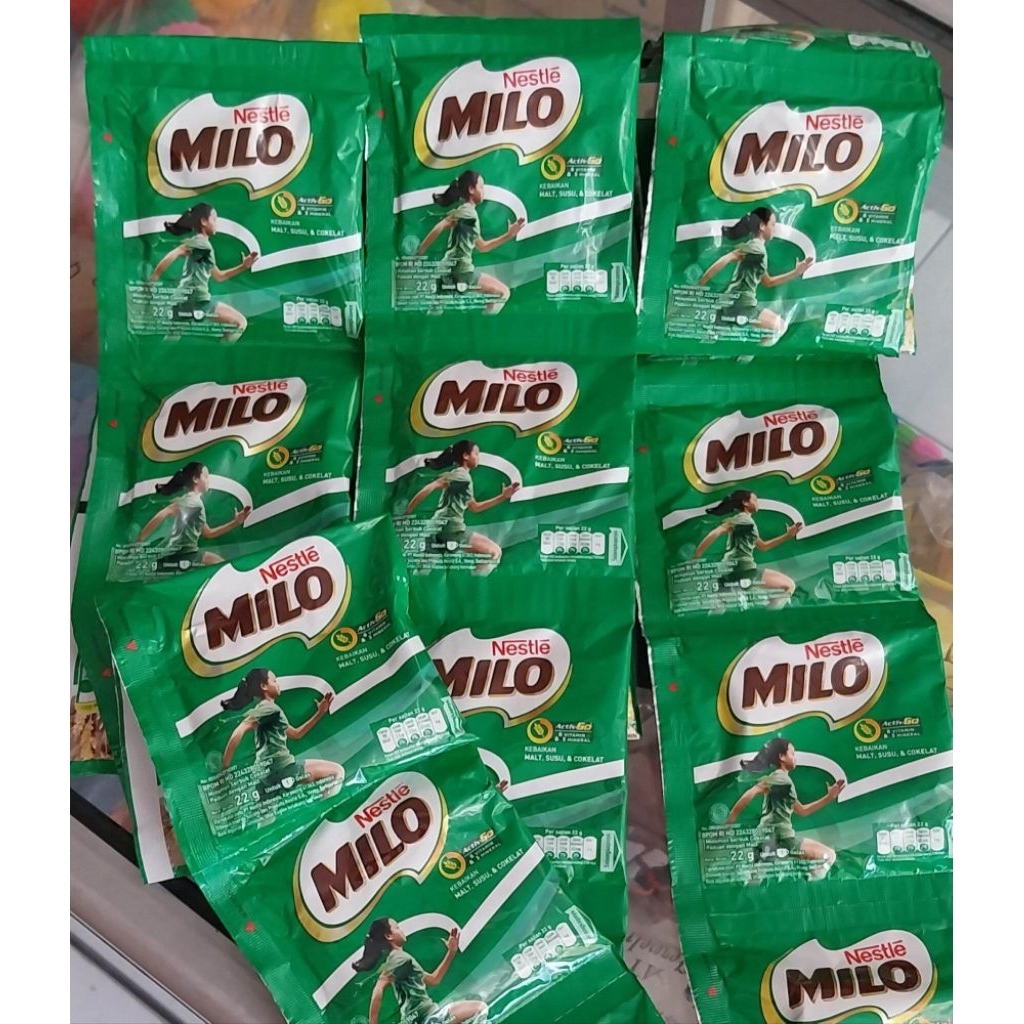 

Nestle Milo 22G × 10 Sachet ( 1 Renceng )