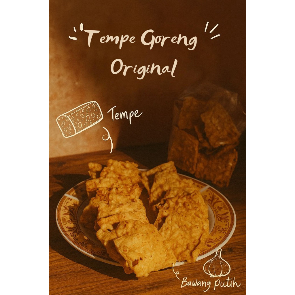 

Keripik Tempe Goreng Original - Renyah, Gurih, Oleh oleh khas Bandung Bikin Nagihh!!!
