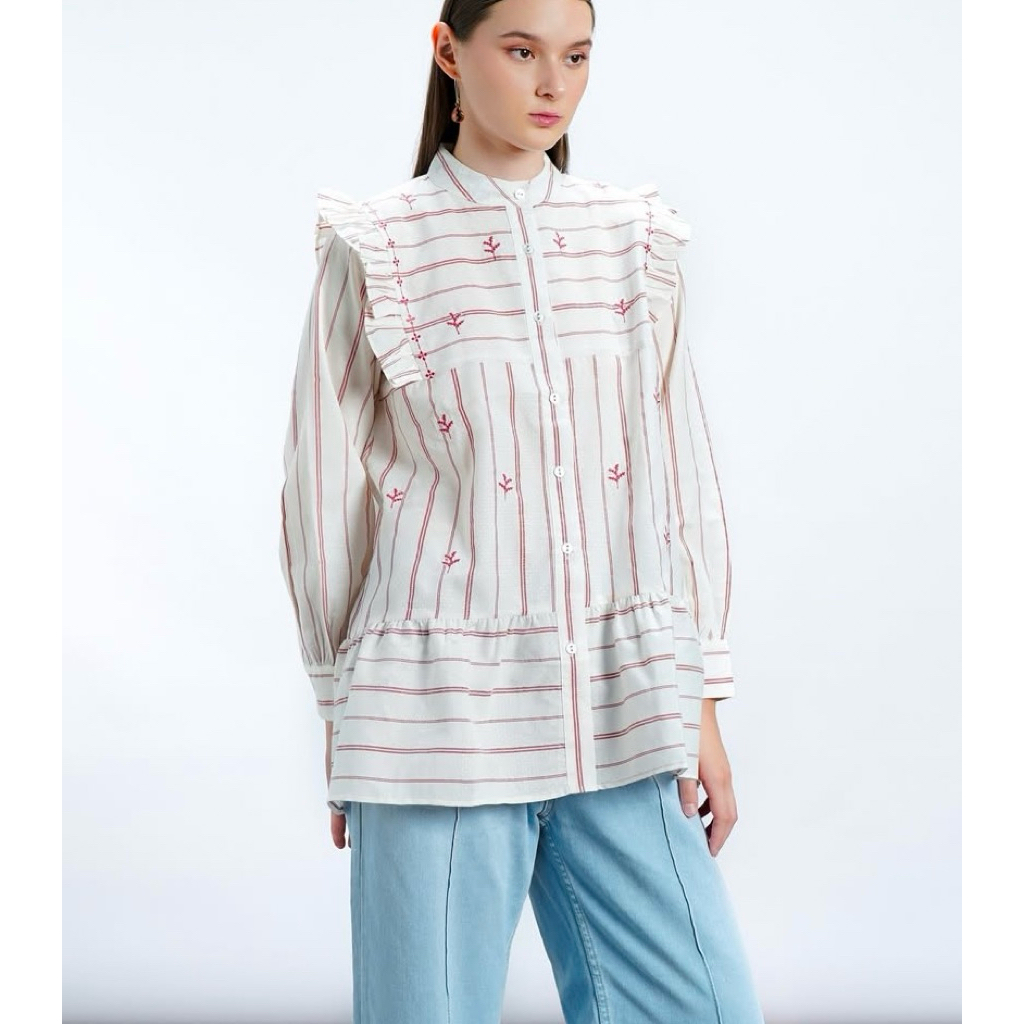 Preloved Aleza Label Elnara Shirt Size S