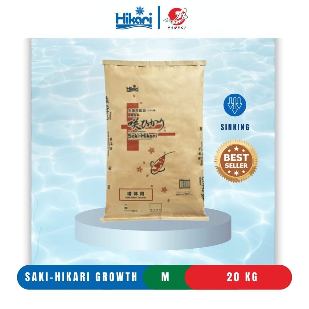 SAKI HIKARI GROWTH S M L 20 KG SINKING