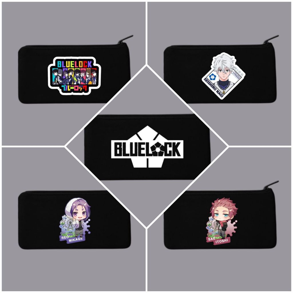 

Tempat pensil anime bluelock/Tepak kanvas premium blue lock/Tempat alat tulis/Tempat kosmetik/Tempah hp/Tempat dokumen kartu/Pouch