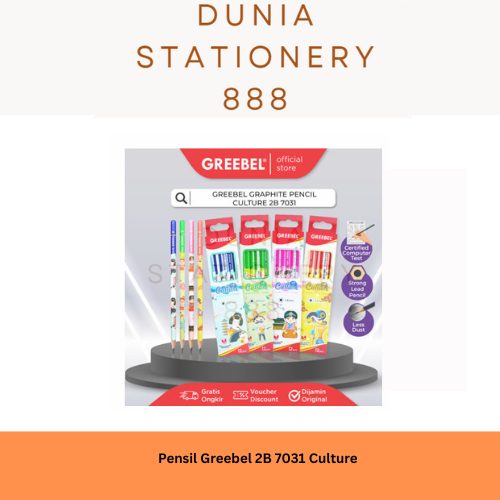 

Pensil Greebel / Pencil Greebel Graphite Culture 7031 Pensil Murah