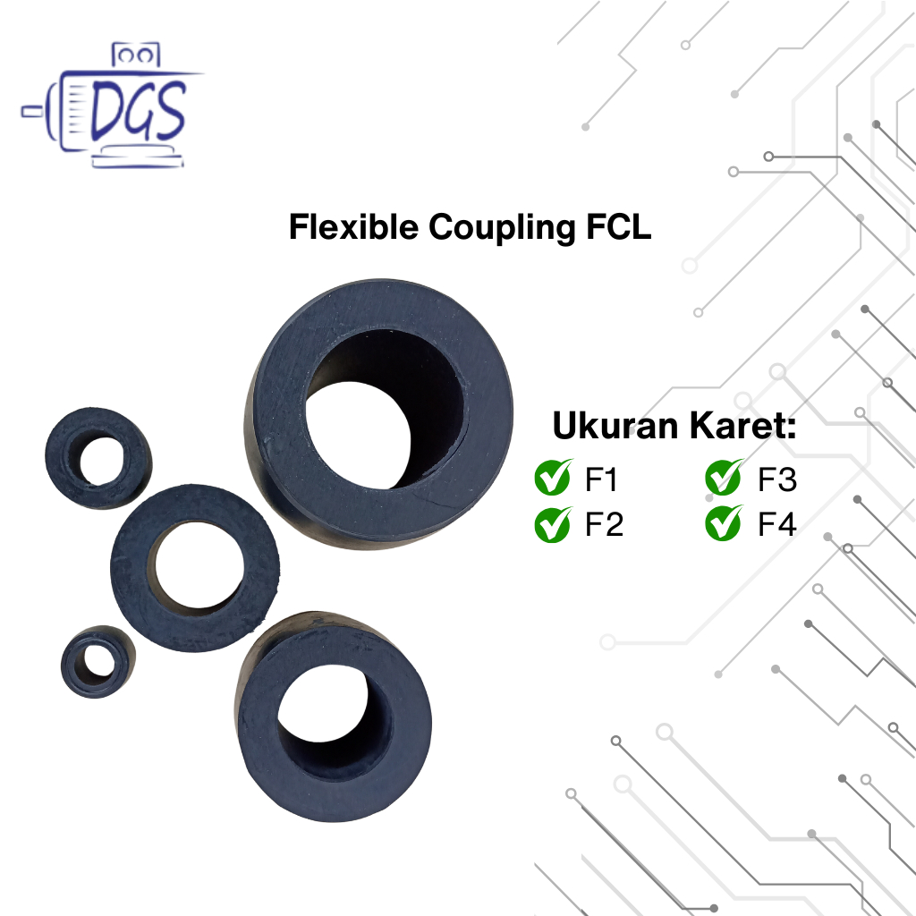 Flexible Coupling FCL Karet Kopling FCL F1 F2 F3 F4