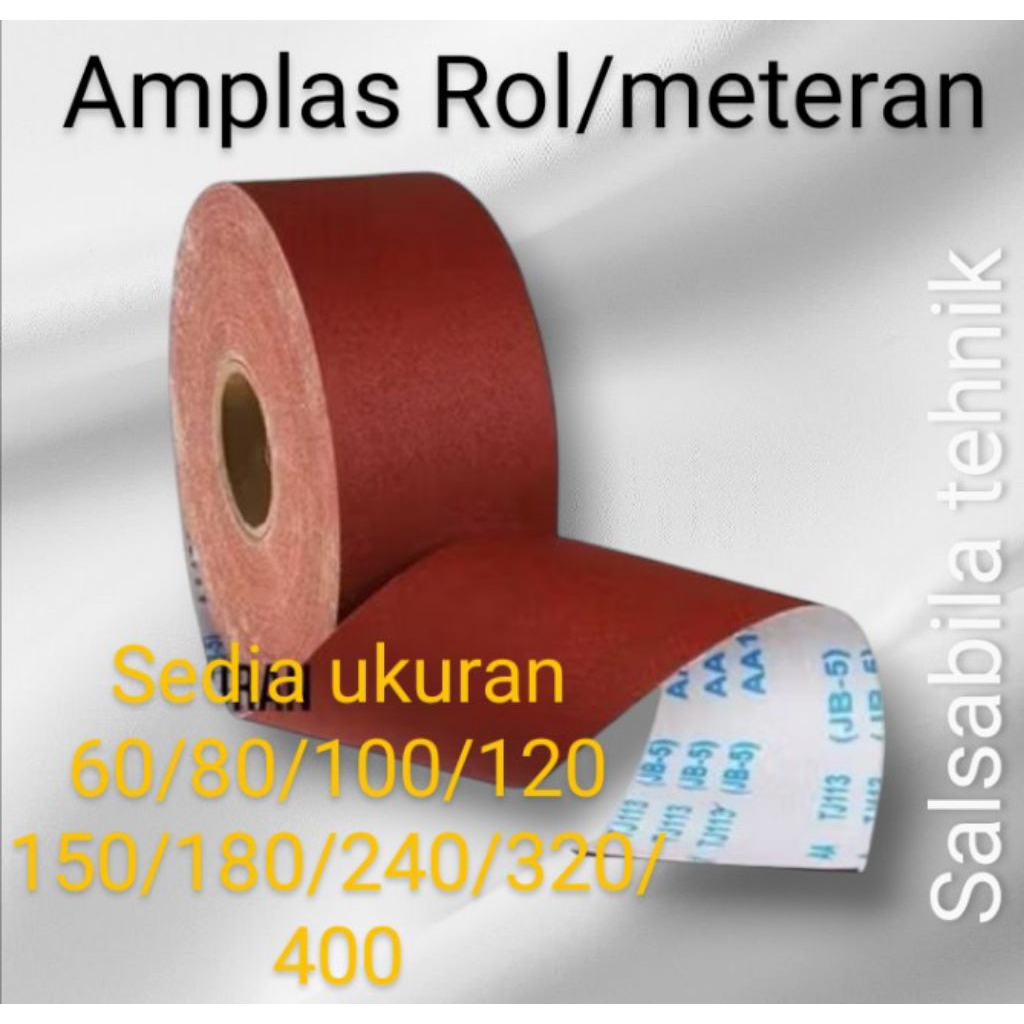 Amplas meteran bangunan, Amplas kasar dan halus