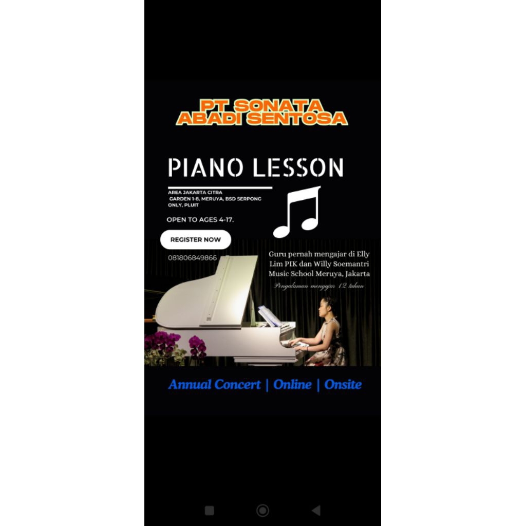 les piano klasik jakarta