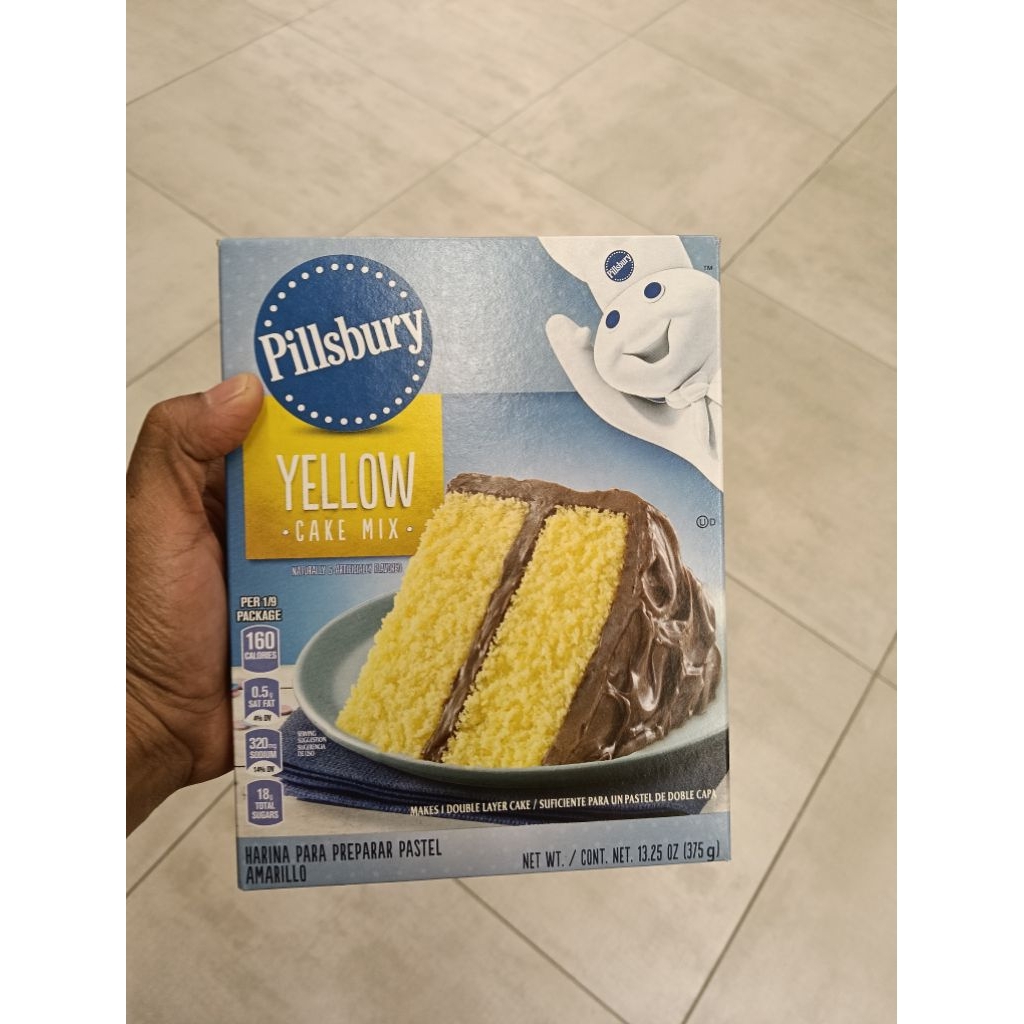 

pillsbury yellow cake mix 375gr