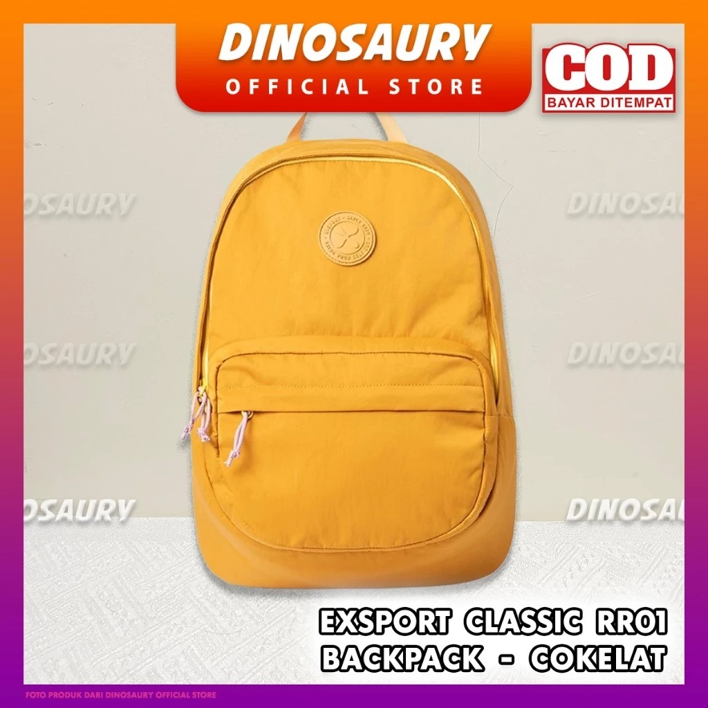 Tas Ransel Exsport Classic RR01 1979 Backpack - Cokelat - ORIGINAL Bag Export Eksport Wanita Pria An