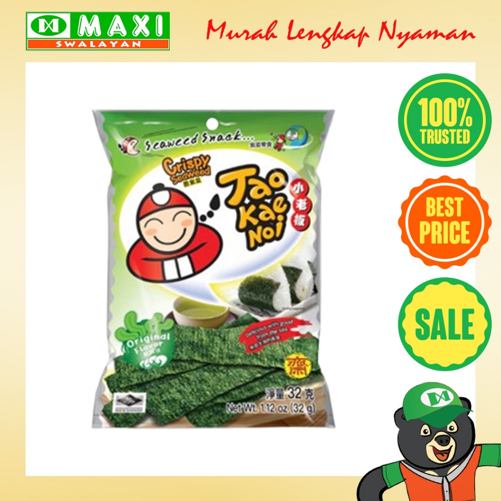 

TaoKaeNoi Rumput Laut Crispy Seaweed Original 32 gr