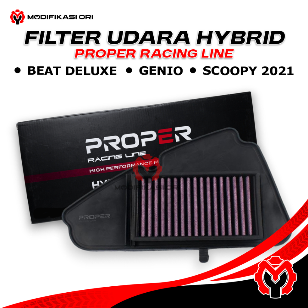 BEAT DELUXE - GENIO Filter Udara Proper Hybrid Filter Udara