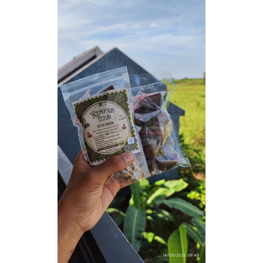 

RIMPANG REMPAH SEDUH JSR DETOK RAHIM 10PCS