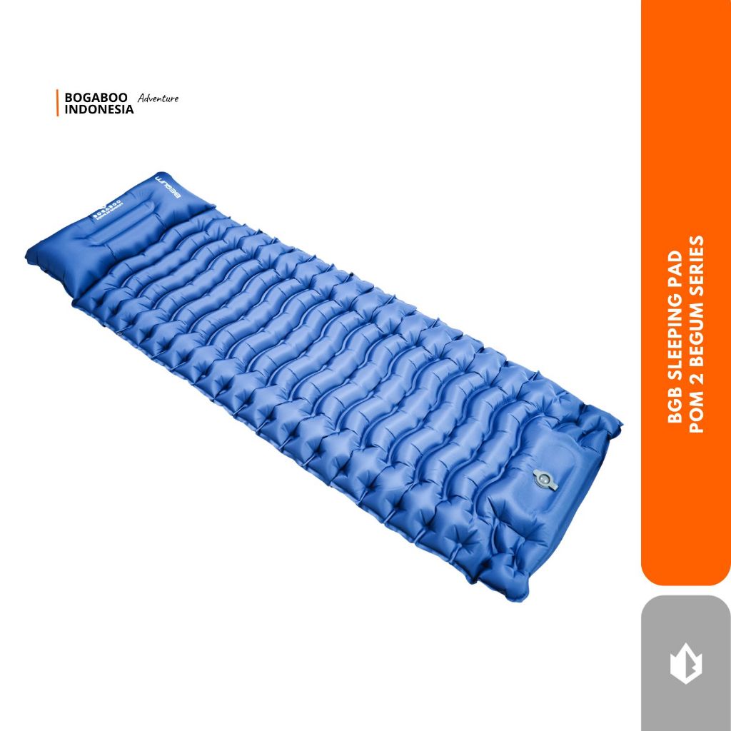 SLEEPING PAD BOGABOO SERI POM 2 - Matras Angin BOGABOO Size 68 x 196 cm - Sleeping Pad - Kasur Angin
