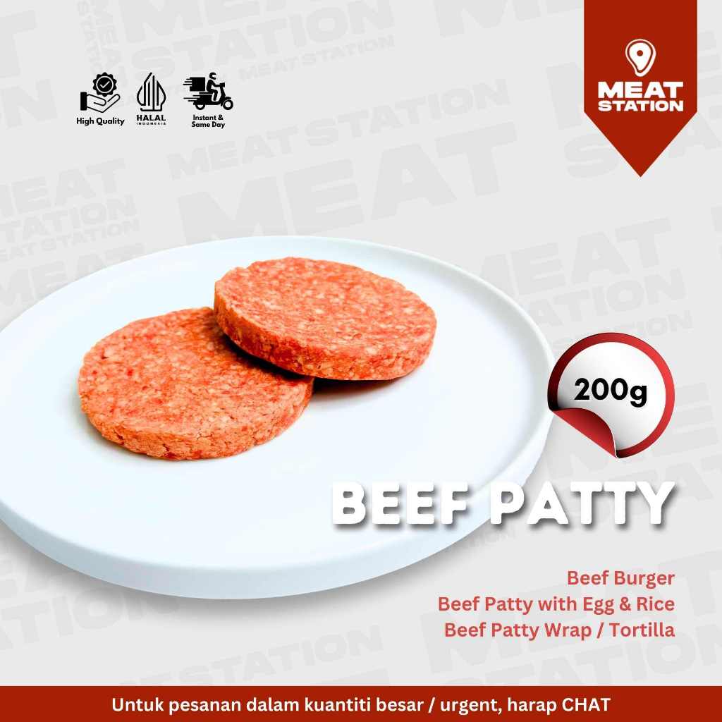 

Beef Patty 200g / Beef Burger ( No Seasoning )