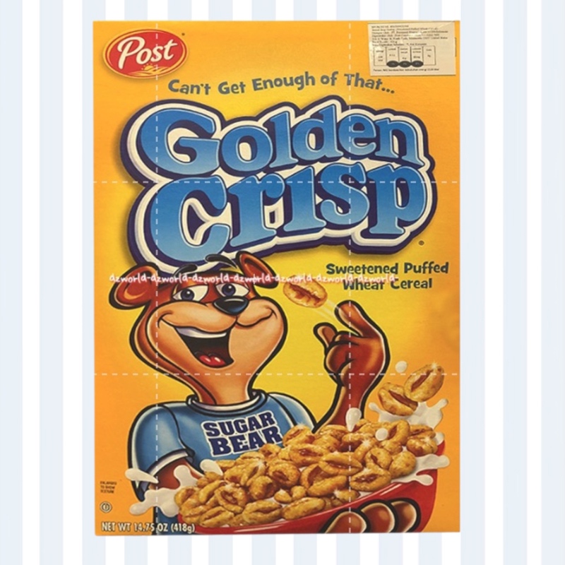 

Post 418gr Golden Crisp Swetened Puffed Wheat Cereal Seral Instan Krispi Kriuk Crispy Goldencrisp