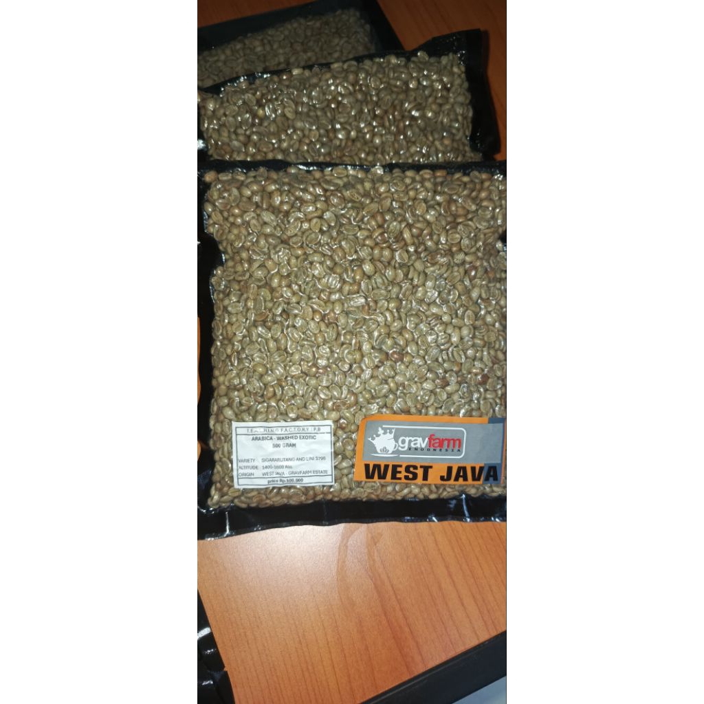 

Green bean Arabica washed exotic