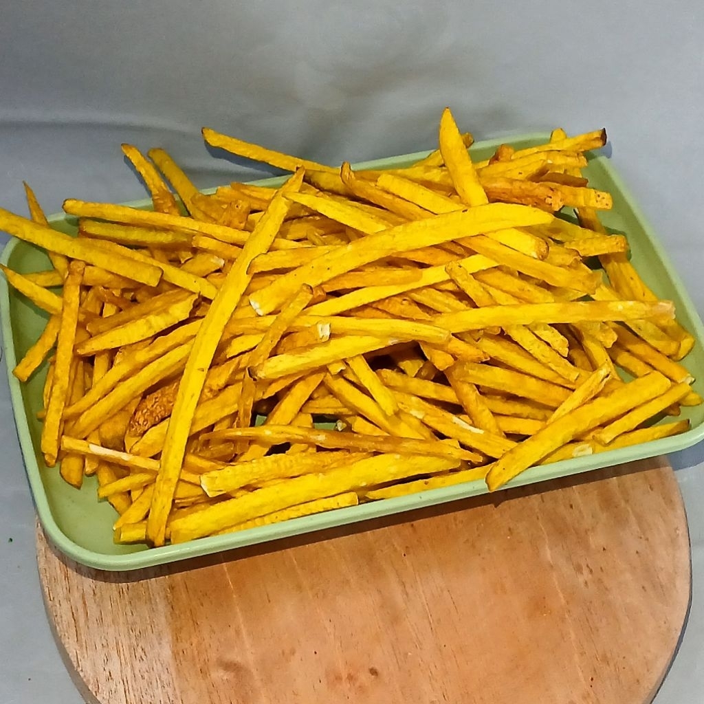 

Stik Talas Gurih 250gr – Camilan Kriuk Talas Pilihan