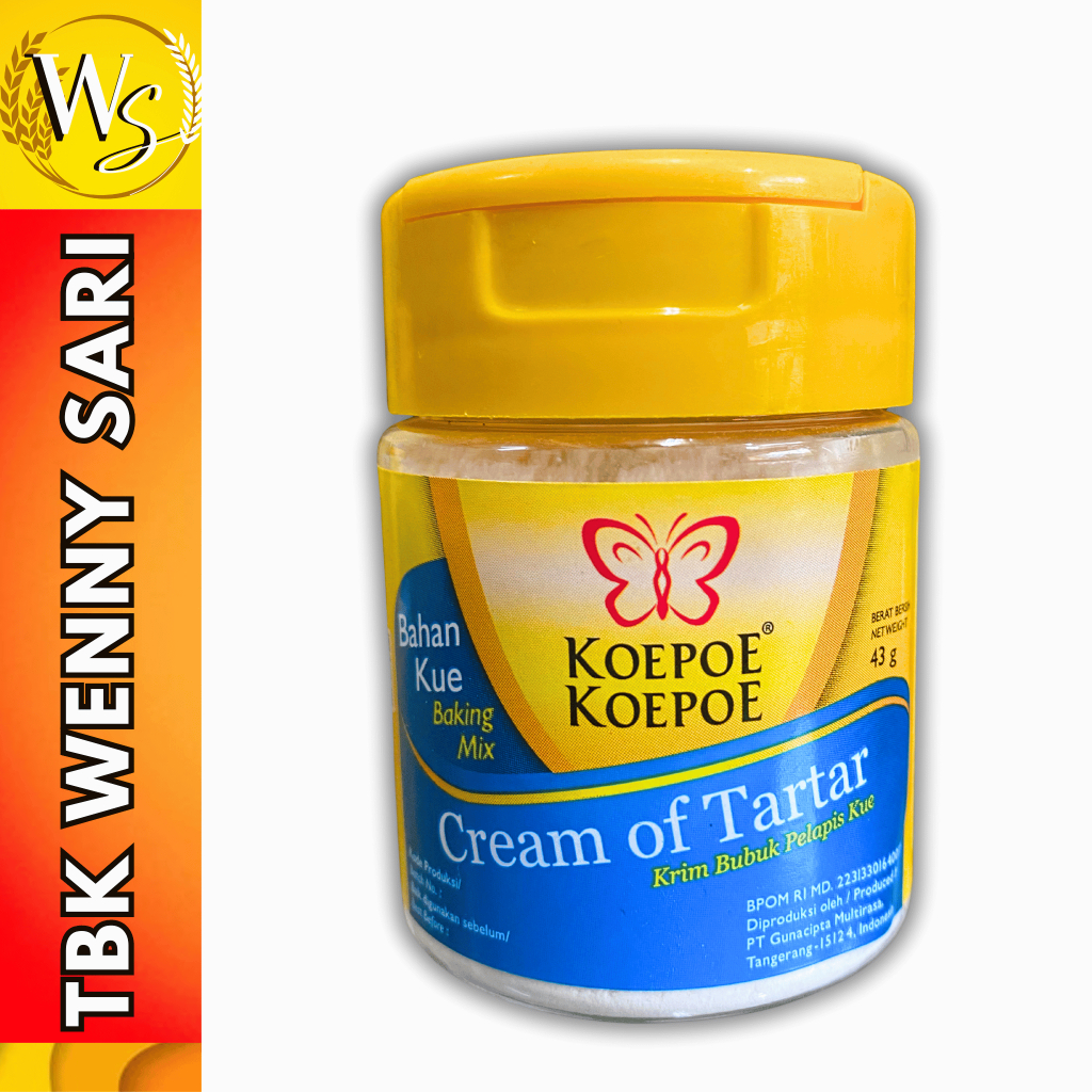 

CREAM OF TARTAR KOEPOE KOEPOE 45 gram