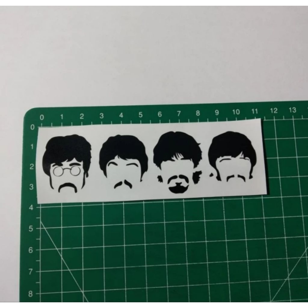 

stiker cutting the beatles