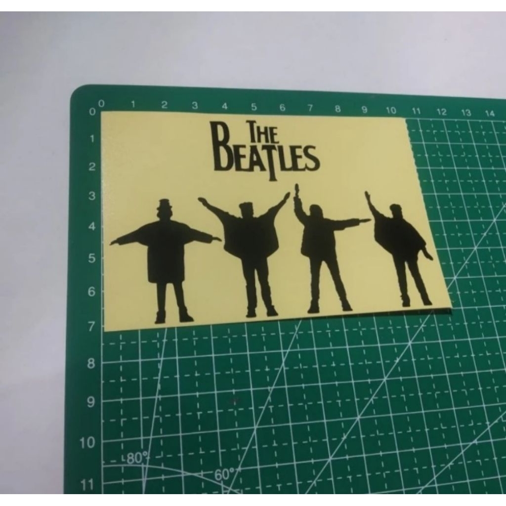 

stiker cutting the beatles
