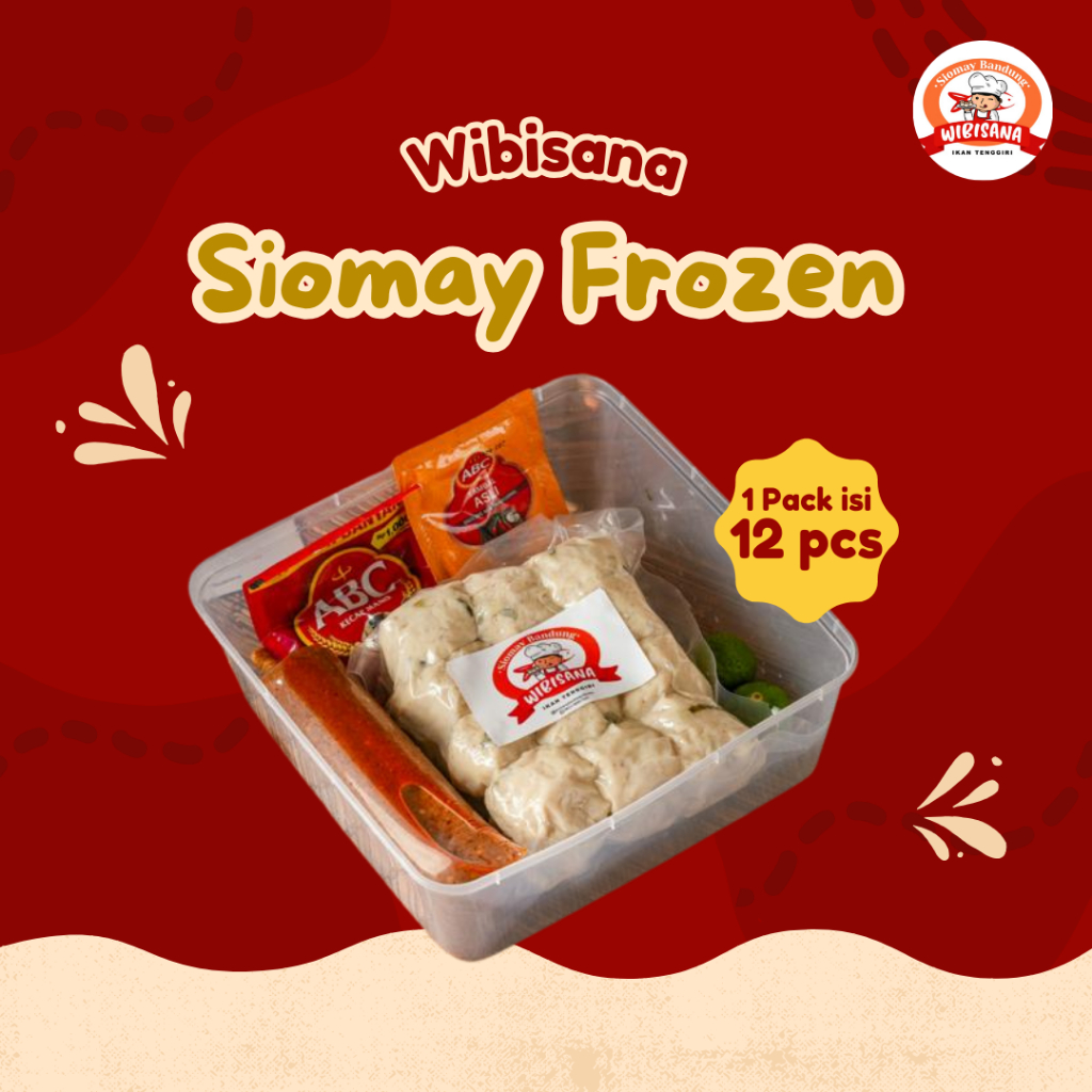 

Siomay Bandung Frozen (1 Pack isi 12pcs) Wibisana