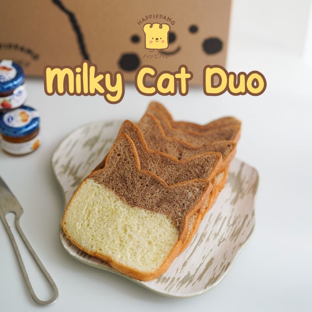 

Roti Tawar Kotak Premium & Karakter (bunny, cat, bear) Milky Toast HappiPpang