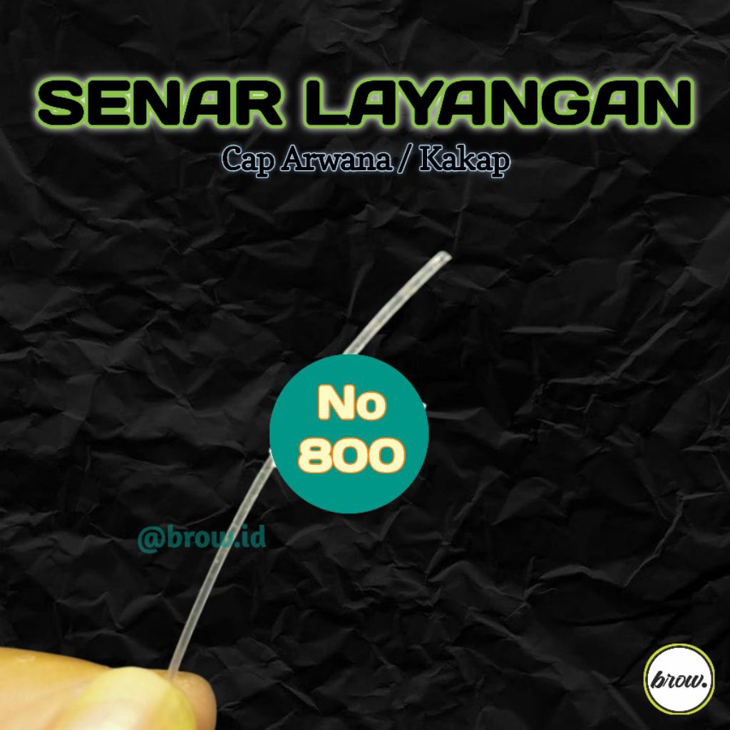 SENAR LAYANGAN GAPANGAN UK 800 SENAR BENING CAP IKAN ARWANA / KAKAP