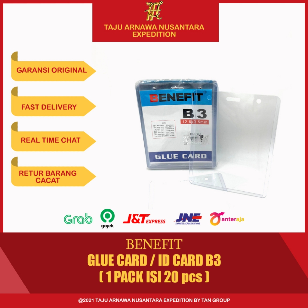 

ID CARD / GLUE CARD / NAME TAG MIKA UKURAN B3
