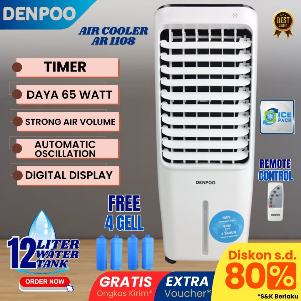 AIR COOLER DENPOO - PENDINGIN RUANGAN DENPOO AR 1108 1107 1109 1103 DENPOO